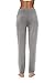 DIBAOLONG Womens Yoga Pants Wide Leg Comfy Drawstring Loose Straight Lounge Running Workout Legging Gray XL