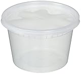 Deli Food Storage Containers with Lids, 16 Ounce (48 Count)