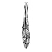 Color Scissor Womens PU Leather Large Shoulder Bag Geometric Split Joint Tote Handbag Purse Silver