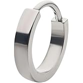 Pierced Owl 18GA ASTM F-136 Implant Grade Titanium 2.5mm Thick Hinged Segment Clicker Ring