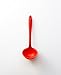 GIR: Get It Right Silicone Pasta Spoon & Ladle - 3/4-Cup Capacity - Red - Heat-Resistant to 425°F - Measurement Markings in Cups & mL - No-Drip Edge - Dishwasher-Ready