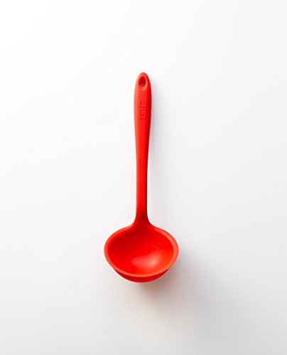 GIR: Get It Right GIRLAU203RED Premium Silicone Ultimate Ladle, 3/4-Cup, Red