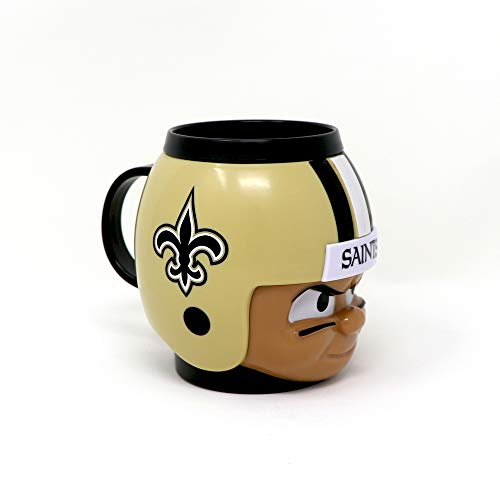 Party Animal Officially Licensed NFL BMNO New Orleans Saints Big Sip Drink Mug 16oz. Multi