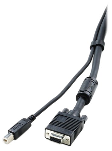 ConnectPRO PU-15 15ft USB/HDB-15 Premium Shielded 2-in-1 KVM Cable
