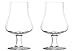 Brilliant - Highland Tasting and Nosing Scotch Glass on a Short Stem, 6.75oz. (Set of 2 in Individual Gift Boxes)