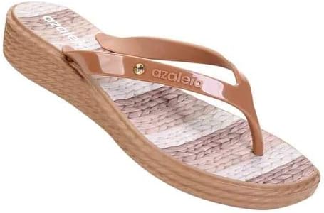 chinelo de salto azaleia