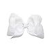 Fullkang Baby Girls Big Bowknot Hairpin Headdress (White)