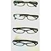 Tuff Plastic Frame 4-Pak Readers- Keep A Spare Pair Everywhere! 3.75 Strength, by American Reading Glasses