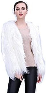 LOUSHI Women Christmas LED Fur Coat Stage Costumes Nightclub Outwear Dancer Jackets (XL)