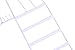 WELL-STRONG Earring Necklace Holder Birdcage Wall Mount Jewelry Organizer Hanger for Girls White