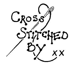 Art Stamps Cross Stitched By Stamp, Black
