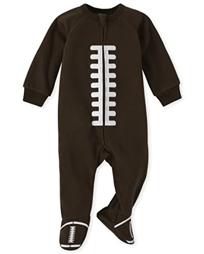 The Children's Place baby-boys And Toddler Football Footie Pajama, Fleece