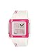 Casio Women's LCF21-4 Square White and Pink Digital Sport Watch