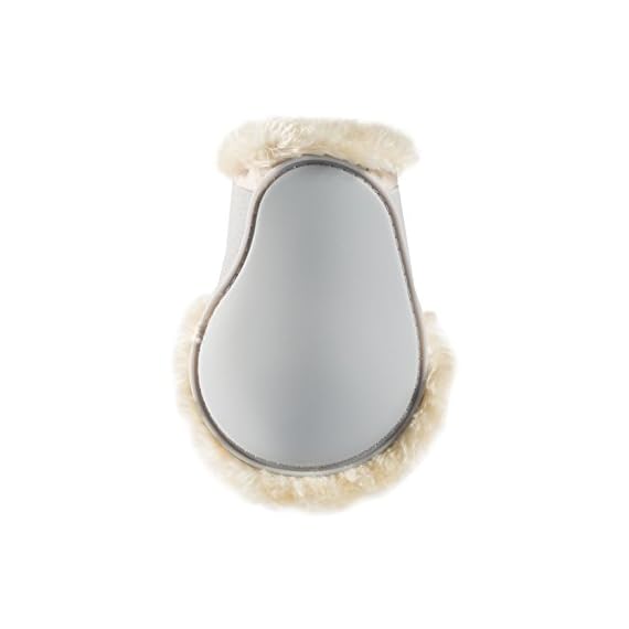 Horze-Quintus-Fleece-Comfor-Fetlock-Boots-Lunar-Rock-Grey-Horse