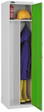 Davpack Clean & Dirty/Uniform Metal Storage Locker (Green Door/White Body) - Choice of Style & Colour - Ref LKCS/37/GN/WH