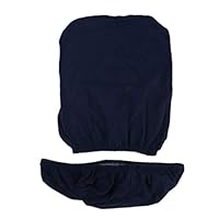 SHANGHh Stretchy Office Chair Seat Cover and Chair Back Cover fit for Dining Room Chairs,Computer Chair,Armrest Chair (Navy)