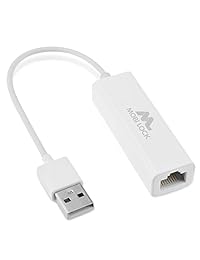 MOBI Lock Adaptador de red USB (LAN Ethernet) para nuevo Apple MacBook Air, Pro, iMac y PC portátil Ethernet USB compatible con Windows 8.1 8 7 Vista XP y Mac OSx 10,8 10.9 10.10