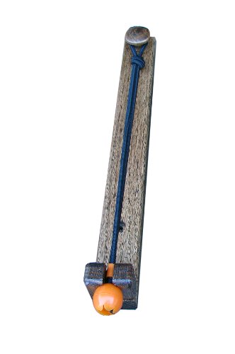 Oak Horizontal Snowboard Wall Mount, Walnut Stain (Made in the USA)