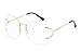 JOJO'S SECRET Oversized Square Sunglasses Metal Frame Flat Top Sunglasses JS009 (Gold/Transparent Red+Gold/Pink, 2.48)