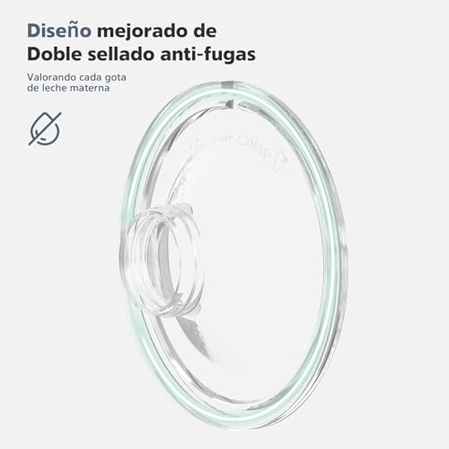 MomMed S21 Extractor de Leche Eléctrico Portátil – Sacaleches Manos Libres con Pantalla Inteligente y Diseño a Prueba de Fugas, Doble Uso con 3 Modos y 12 Niveles de Succión