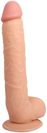 NICEGG Realistic Ðíl'dɔ,Flexible Spine Cock for Women Hands-Free Sex Fun,Ðíl'dɔ -92585,Flesh 10 Inch