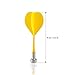 10pcs Replacement Durable Safe Plastic Wing Magnetic Darts Bullseye Target Game Toys (Red Yellow)