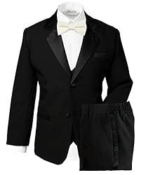 Spring Notion Boys' Classic Fit Tuxedo Set, No Tail