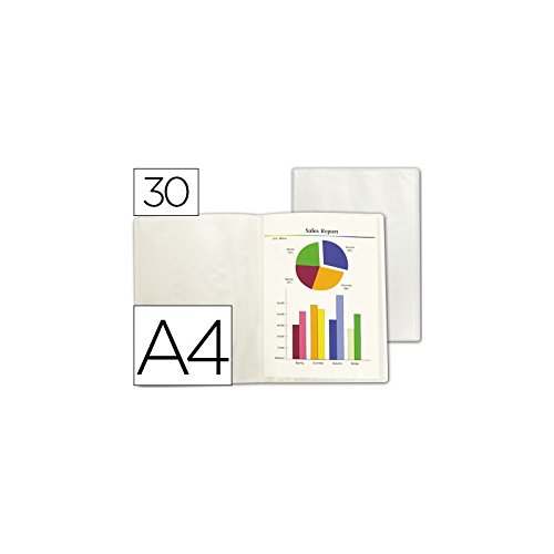 liderpapel 52112 Book 30 Pockets A4 Red