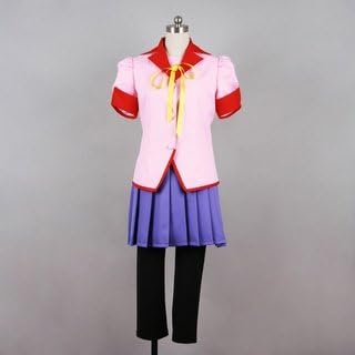 Amazon コスプレ衣装 化物語 バケモノガタリ 神原駿河 かんばる するが コスチューム 女性ｌサイズ コスプレ 仮装 通販