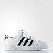 adidas Performance Baby Baseline Sneaker, White/Black/White, 9.5K M US Toddler
