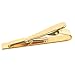 SUMAJU 3 PCS Tie Clips Set, Necktie Tie Clips Bar Clip Silver Golden Black Classic