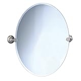 Gatco 4589 Laurel Ave. Oval Wall Mirror, Polished Nickel