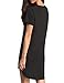 Haola Women's Short Sleeve Shift Dress Cross Front T Shirts Mini Dress