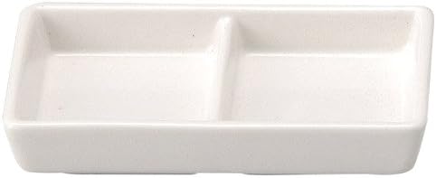 Amazon 白菫 しらすみ 二つ仕切皿 L12 3 X S7 5 X H2 6cm 小皿 オンライン通販