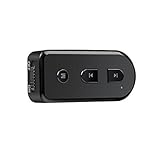 Bluetooth 4.1 Receiver, Inateck Wireless Bluetooth Receiver & Hands-Free Car Kits with 3.5mm Stereo Output, for Home/Car Audio Music Streaming Sound System