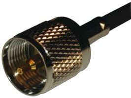 AMPHENOL CONNEX 182100 CONNECTOR, UHF, PLUG, 50 OHM, CABLE (5 pieces)