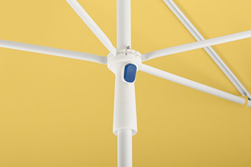 Schneider Sonnenschirm Ibiza, goldgelb, 180 x 120 cm rechteckig, 682-04, Gestell Stahl, Bespannung Polyester, 2.6 kg – Bild 4