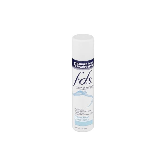 FDS Feminine Deodorant Spray - Shower Fr 2 oz. (Pack of 2)