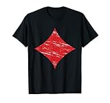 Diamonds Symbol T-Shirt Poker Pro Luck Player