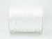 White 1mm Bugtail Satin Cord Shamballa Macrame Beading Nylon Kumihimo String (210ft Spool)