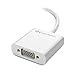 Cable Matters Mini DisplayPort to VGA Adapter (Mini DP to VGA) in White - Thunderbolt and Thunderbolt 2 Port Compatible