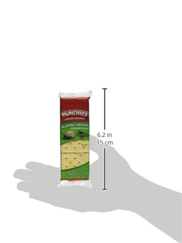 MUNCHIES JALAPENO CHEDDAR SANDWICH CRACKERS, 1.38 OZ, 8 COUNT