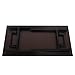 Need Computer Desk Office Desk 47 inches Folding Table with BIFMA Certification Computer Table Workstation No Install Needed, Black Brown