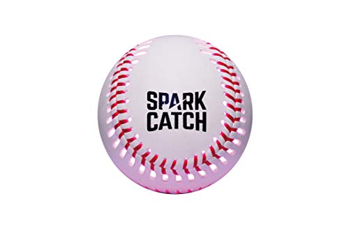 Spark Catch The World's First LED Baseball (Purple) That Has The Same Weight, Size and Genuine Leather Skin. The Most Ideal Solution for Play Catch at Night.