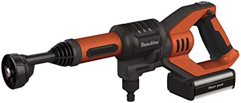 Amazon Beautitec コードレス洗浄機kb007 Org タンクレス 自吸式 水道蛇口給水 軽量 パワフル スマート収納 組み立てカンタン 高圧洗浄機 高速充電 1年保証 高圧洗浄機本体