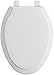 Kohler 4734-96 Rutledge Elongated, Grip-Tight Bumpers, Quiet-Close Release Hinges, Quick-Attach Hardware, No Slam Toilet Seat, Biscuit