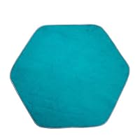 ITOY&IGAME Playhouse Mat, Thicken Hexagonal Kids Tent Mat Soft Coral Playhouse Mat Coral Carpet for Kids Tent Playhouse Indoor Outdoor Fun 55x47x0.47in Blue