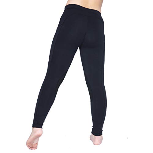 image for OKAY SPORTS Kid's Perfomance Horse Riding Tights Knee Patch Equestrian