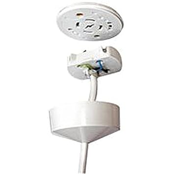 Pre Wired Plug In Ceiling Rose Electrical Ceiling Roses Amazon Co