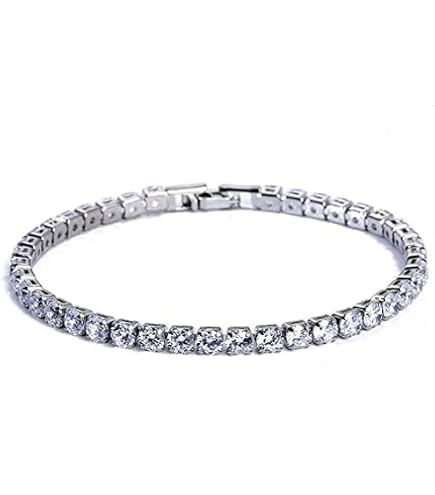 Amazon.com: Luxury 4mm Cubic Zirconia Tennis Bracelets Iced Out